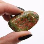 Pierres Roulées Unakite | Lot de 12, Équilibre & Harmonie Naturelle
