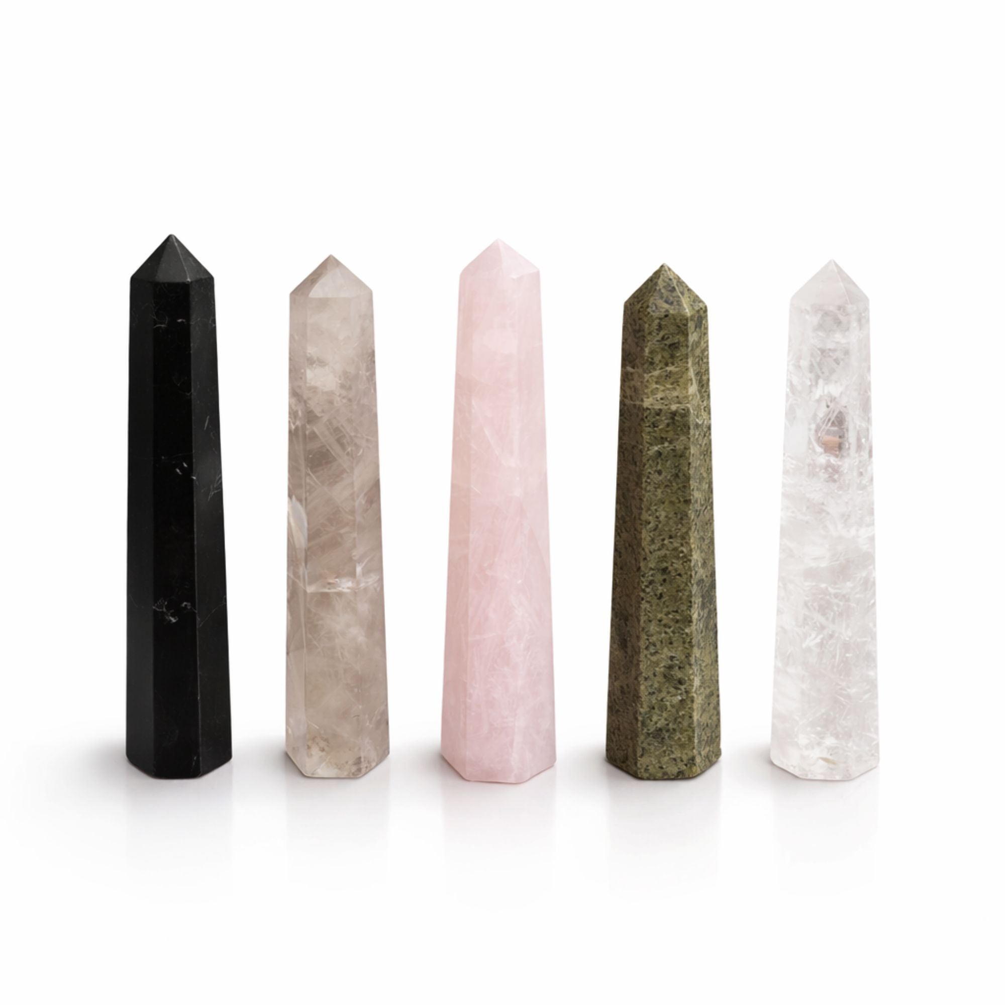 Obélisque Cristal de Roche Six Faces | Clarté & Harmonie Déco