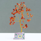 Arbre de Pierre Cornaline | 160 Pierres Naturelles Artisanales