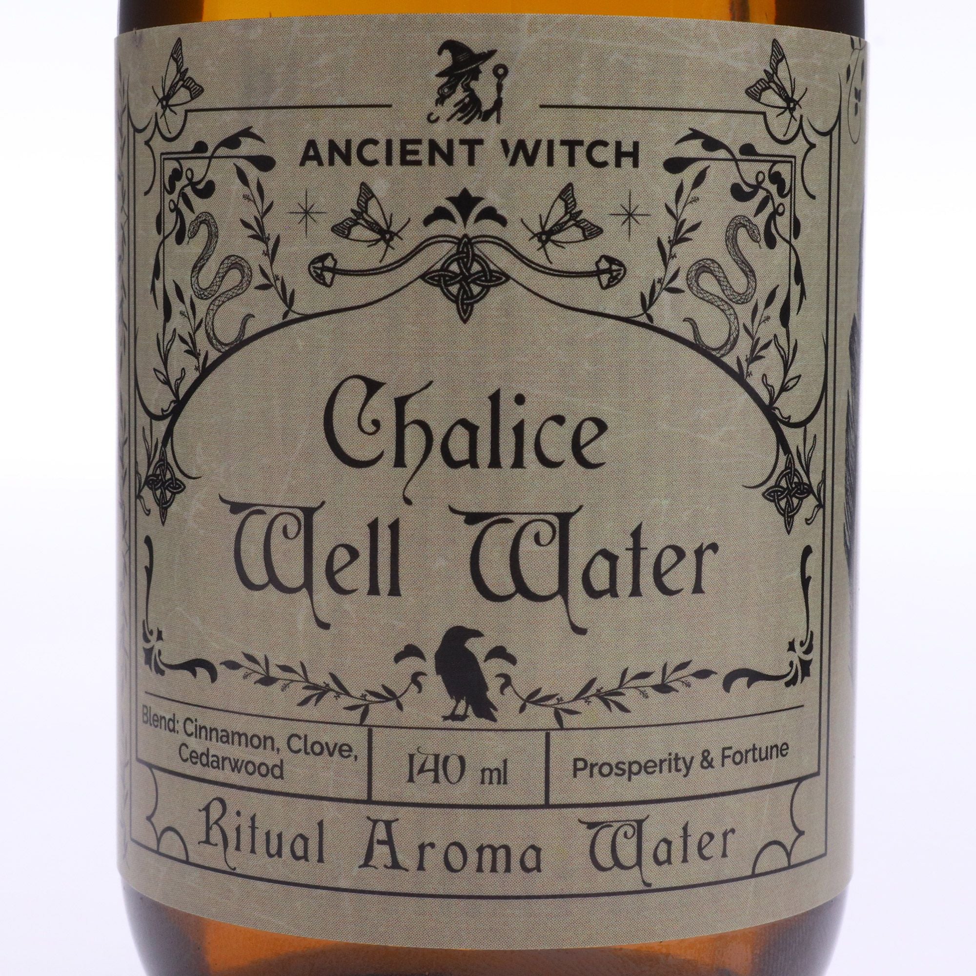 Eau arômatique rituelle | Abondance & Protection | Chalice Well Water