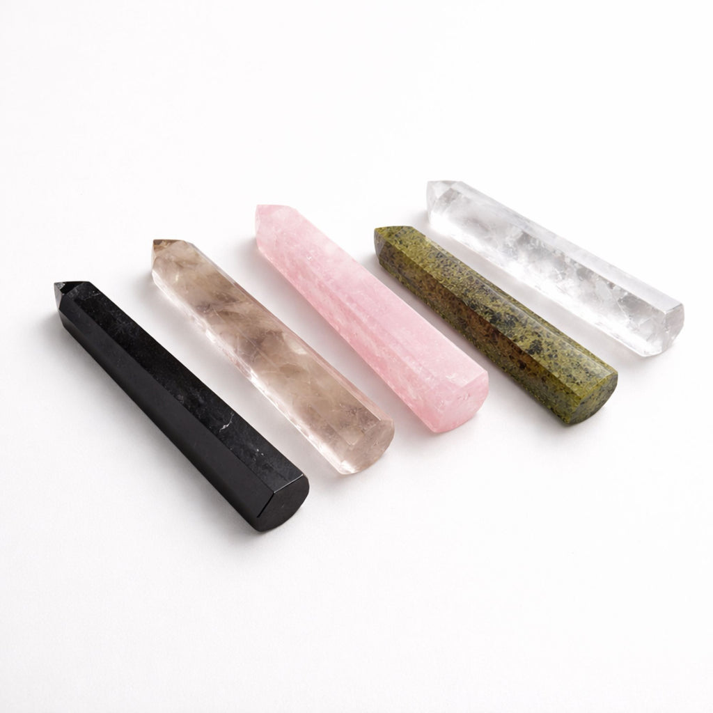 Obélisque Cristal de Roche Six Faces | Clarté & Harmonie Déco