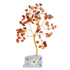 Arbre de Pierres Cornaline | Décoration Zen 80 Pierres Naturelles