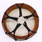 Tambour Chamanique Chakras avec Baguette | Sonorité Apaisante 25 cm