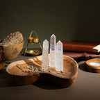Obélisque Cristal de Roche Six Faces | Clarté & Harmonie Déco