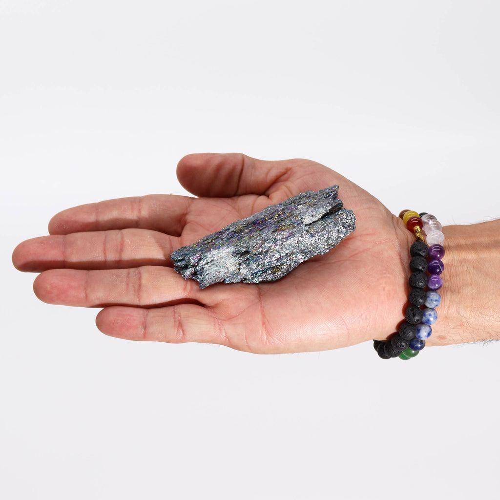 Pierre Chakra Titanium | Sept Couleurs Irisées pour Ambiance Zen