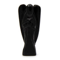 Ange en Agate Noire sculpté main | Décoration zen apaisante