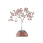 Arbre de Pierres Quartz Rose & Orgonite | Décoration Zen Apaisante