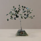 Arbre de Pierres Agate Mousse & Orgonite | Décoration Zen 80 Pierres