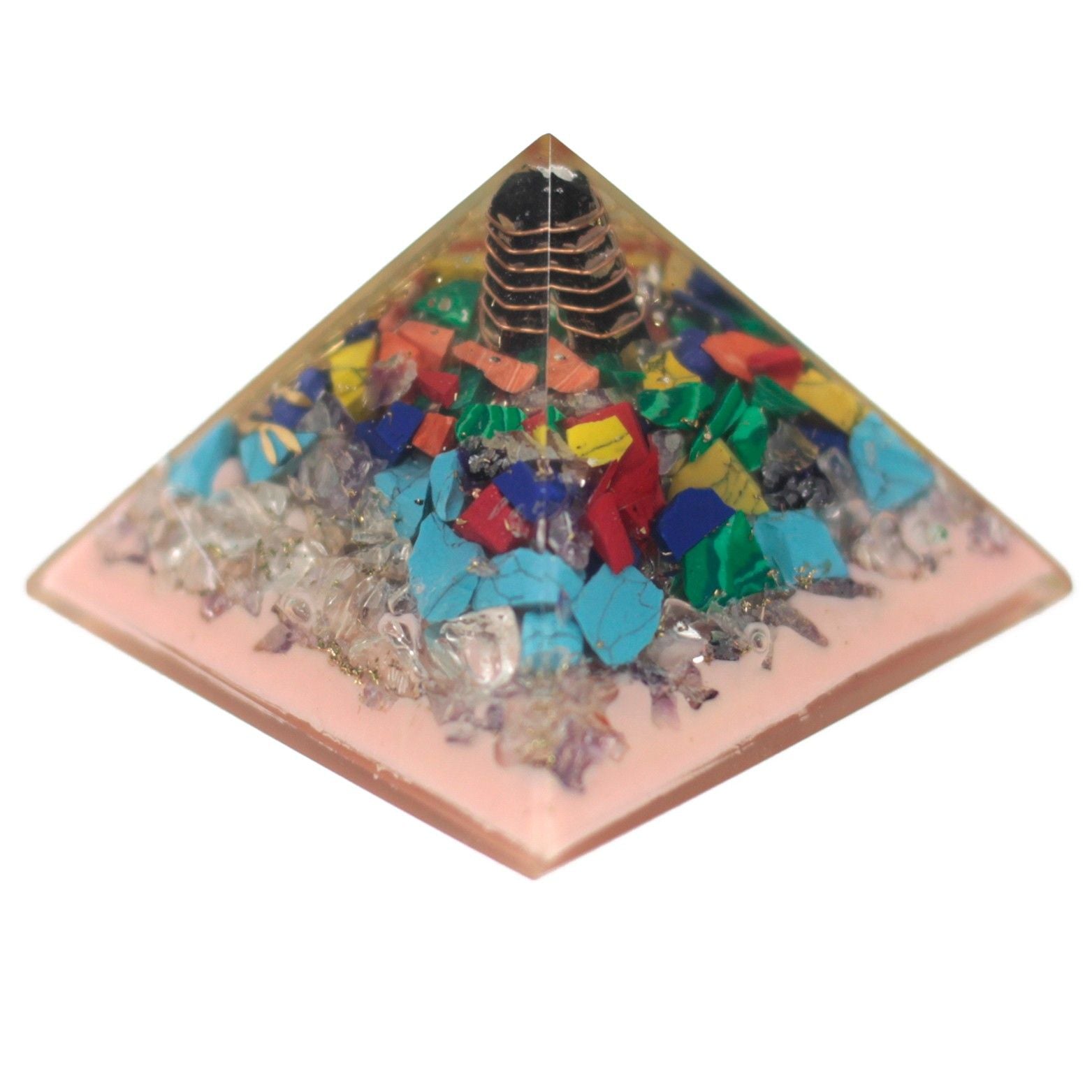 Pyramide Orgonite Arbre de Vie 70mm | Décoration Zen & Bien-être