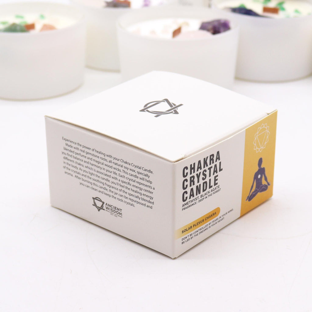 coffret bougie chakra plexus solaire