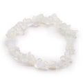 Bracelet en pierres naturelles d'opalite, bijou bien-être élastique