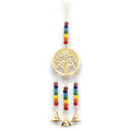 Carillon arbre de vie avec perles chakras fait main en Inde, objet spirituel favorisant l’ancrage et l’harmonie