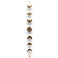 Carillon phases de lune en métal fait main en Inde, décoration spirituelle favorisant les cycles naturels et l’intuition