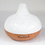 Diffuseur Santorini effet coquillage avec design moderne et lumière LED