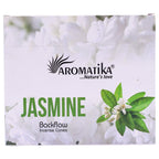 boîte d’encens backflow masala aromatika parfum jasmin contenant 10 cônes pour brûleur encens cascade