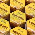 boîtes d’encens backflow masala aromatika parfum coco mangue pack de 10 cônes pour brûleur encens cascade