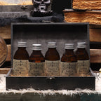 Coffret contenant plusieurs eaux rituelles Ancient Witch, collection complète pour rituels spirituels