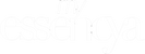 Logo écrit My Essencya col inverse, sans fond