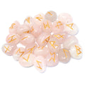 runes en quartz rose pour amour et apaisement